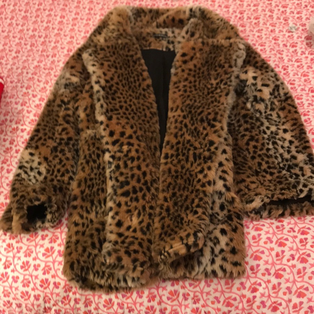 A Leapord coat from Brandy Melville